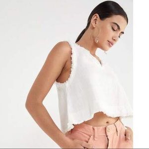 UO Rori Frayed Tank Top